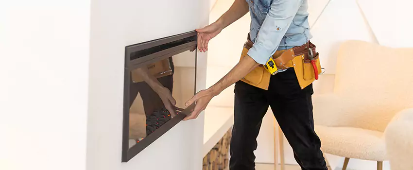 Metal Fireplace Installation in Pickerington, Ohio