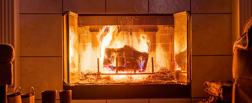 Mendota Hearth Landscape Fireplace Installation in Pickerington, Ohio