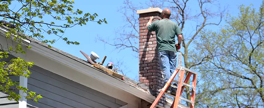 Vinyl and PVC Chimney Flashing Installation in Pickerington, OH