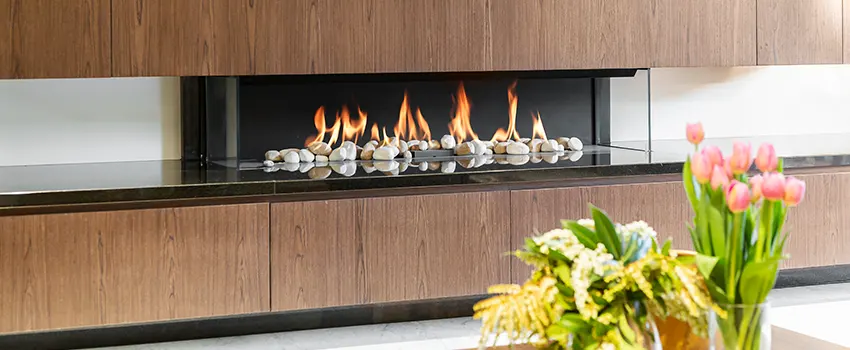 Double-height Fireplace Design Refurbishment in Pickerington, Ohio