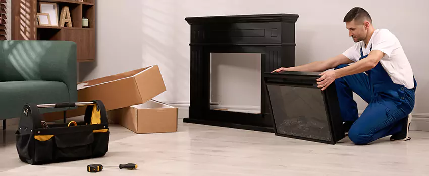 Old Rusted Metal Fireplace Repair And Replacement in Pickerington, OH